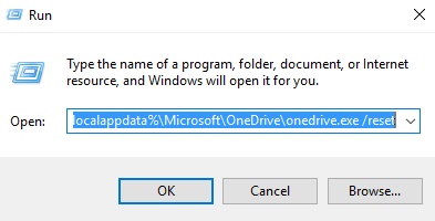 fix Onedrive not syncing Reset OneDrive