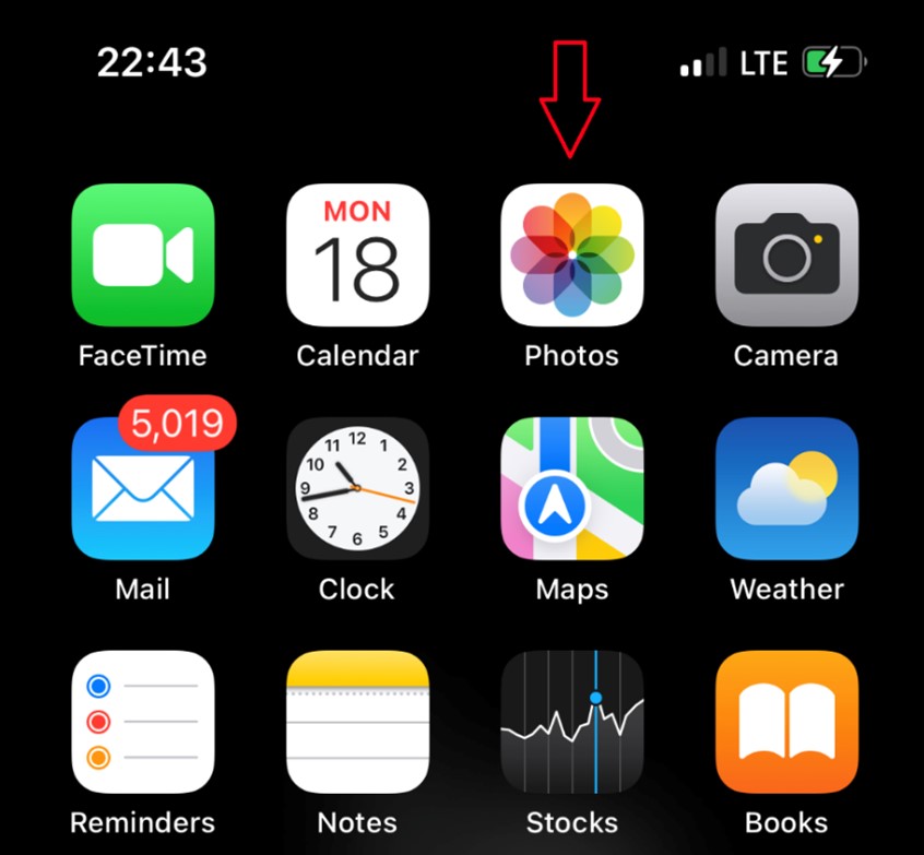 iPhone Photos App