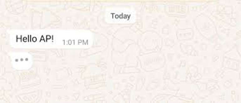typing indicator on whatsapp 