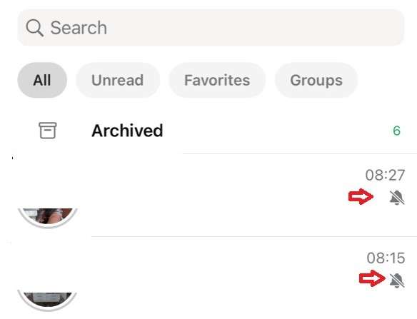 whatsapp mute icon