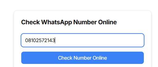 bulk whatsapp number checker